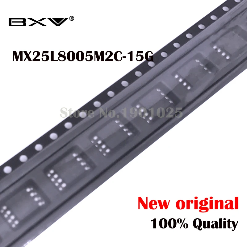 10pcs MX25L8005M2C 15G 25L8005M2C 15G MX25L8005M MX25L8005 25L8005M2C SOP 8 New original