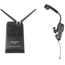 Baomic BM-5/V2 Беспроводной микрофон для саксофоны УВЧ беспроводной инструмент Системы микрофонный приемник+ передатчик