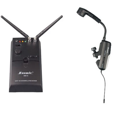 Baomic BM 5/V2 беспроводной микрофон Профессиональный для саксофона UHF инструмент