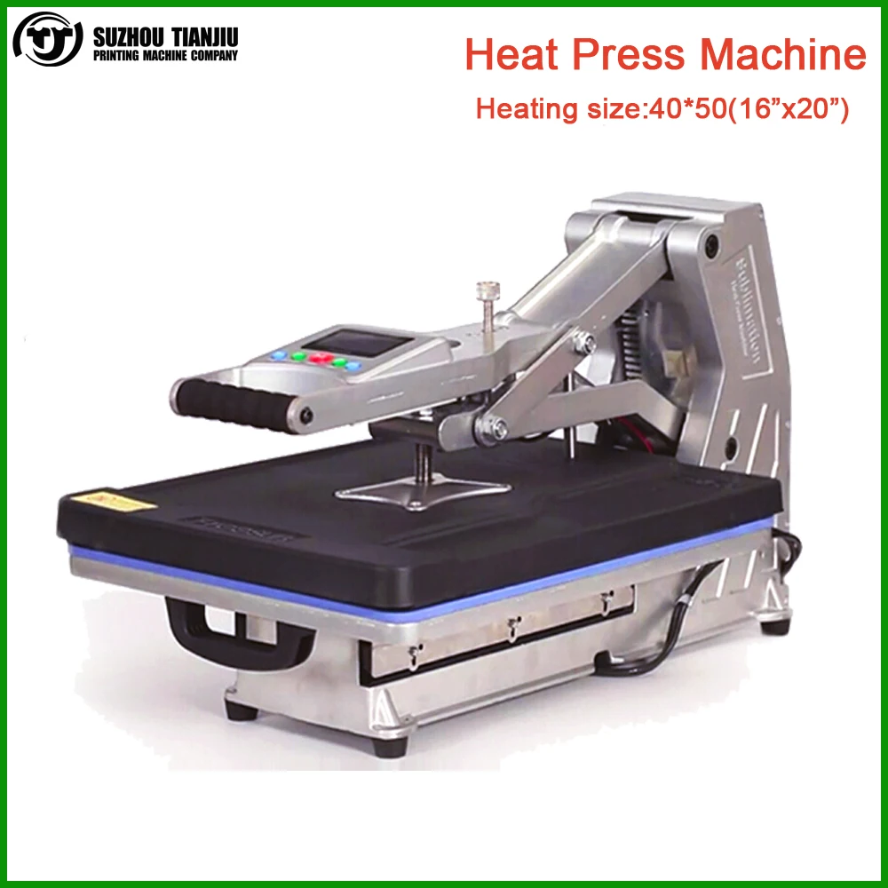 

TJ Automatic open Flatbed Tshirts heat press machine 40CM*50CM(16"X20") 4050B HOT SALES