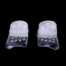 Прозрачные пятислойные силиконовые гель увеличивающие рост стельки Полустельки облегчение боли для общего использования Heelpiece pad прозрачная Новая мода