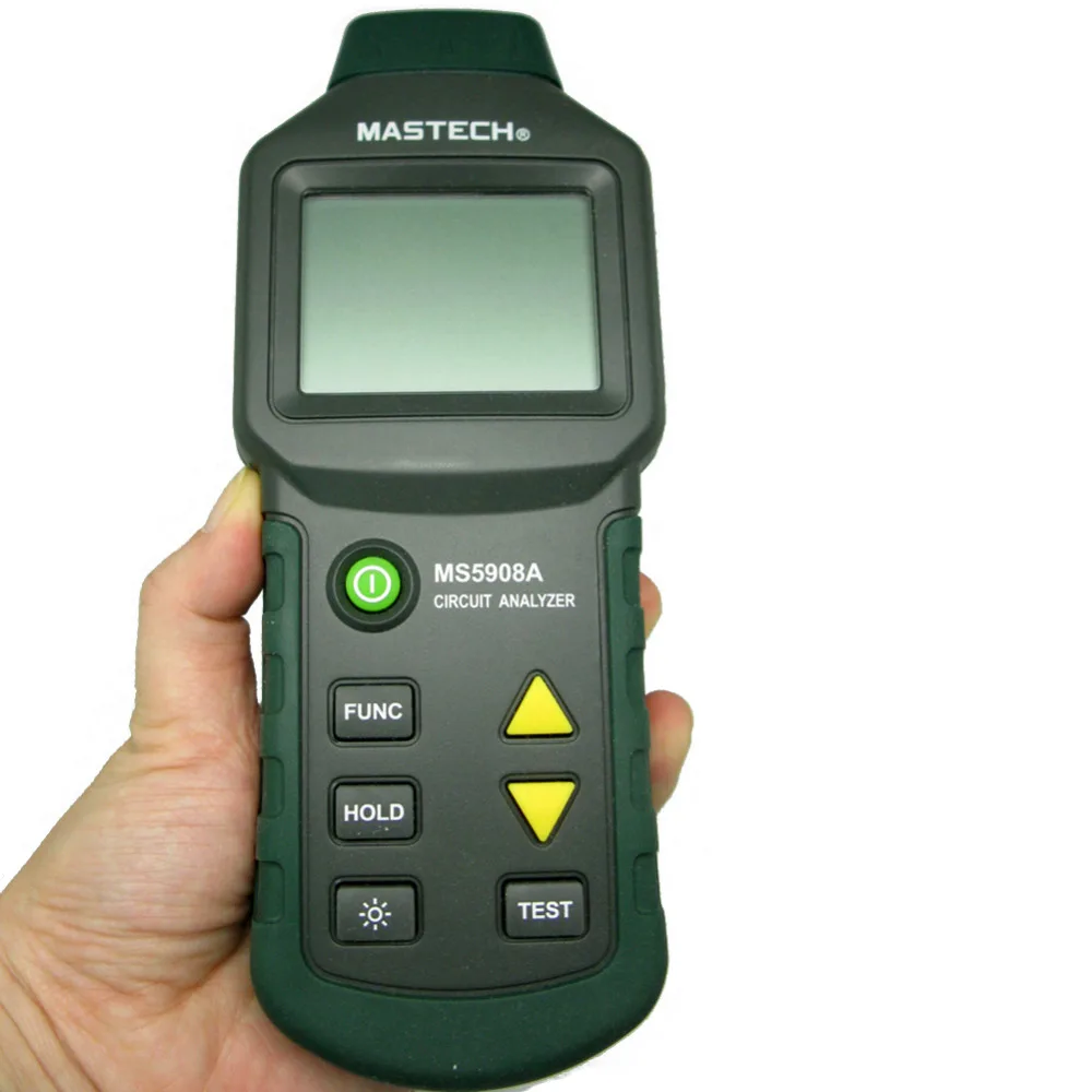 MASTECH Новый MS5908A T RMS напряжения GFCI УЗО Тесты er цепи анализатор подходят идеально