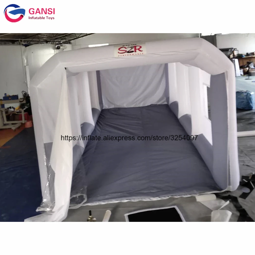 

7*4*3M Used Spray Booth Inflatable Car Painting Room ,Oxford Cloth Inflatable Car Spray Paint Booth With Free Blowers