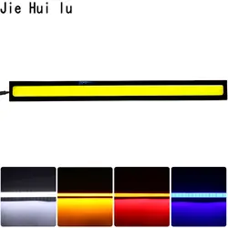 2 шт 17 см 14 см COB светодиодный DC12V Габаритные огни водонепроницаемый, для автомобиля вождения DRL противотуманных фар автомобиля укладки