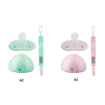 

Baby Pacifier Clips Chain Bottles Feeding Teether Holder Feed Toys with Storage Case Safe Baby Supplies Nipple Teat Pacifier New