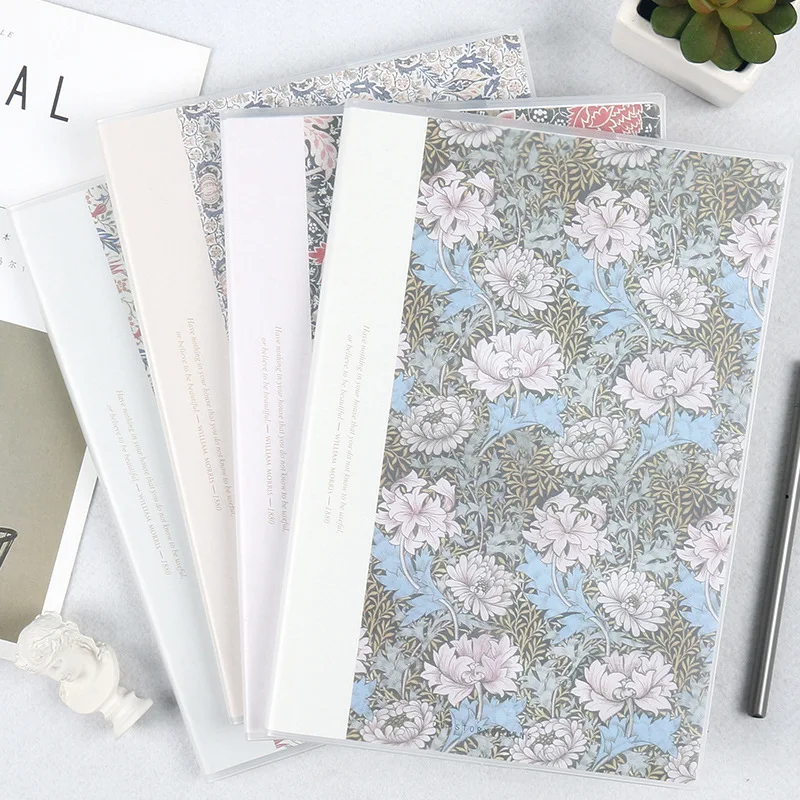 

Morris creative beautiful fresh PVC notebook stationery diary notebookB5 A5