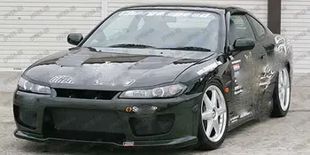 

Unpainted Fiberglass Headlight Eyelids Eyebrows for 1999-2001 Nissan Silvia 200SX S15