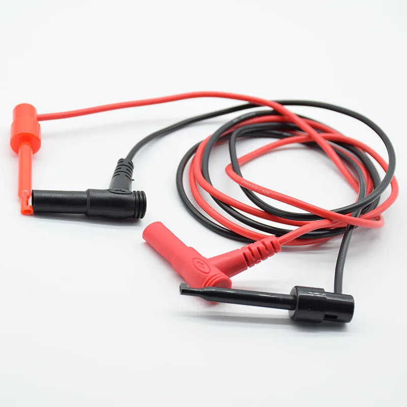 1 Pair Banana Plug To Test Hook Clip Probe Lead Cable For Multimeter_AA 