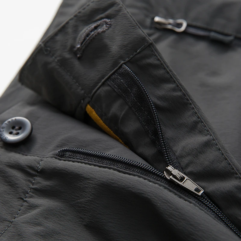 ZYNNEVA 2018 nuevos hombres otoño al aire libre pantalones delgados impermeable a prueba de viento de secado rápido pantalones de Trekking senderismo pantalones M-5XL GC5105