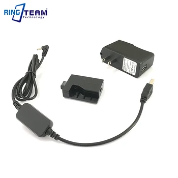 

ACK-E5 mobile power charger usb cable+LP-E5 dummy battery DR-E5 DC coupler+5V3A adapter for Canon EOS 450D 500D 1000D XS XSi T1i