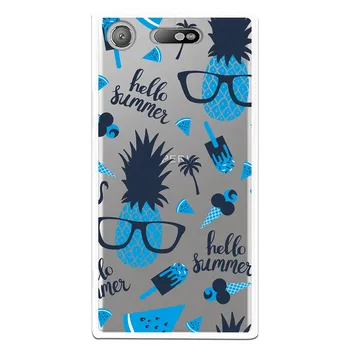 

Stand case costume drawing Hello Summer Green WP011 for Sony Xperia XZ1