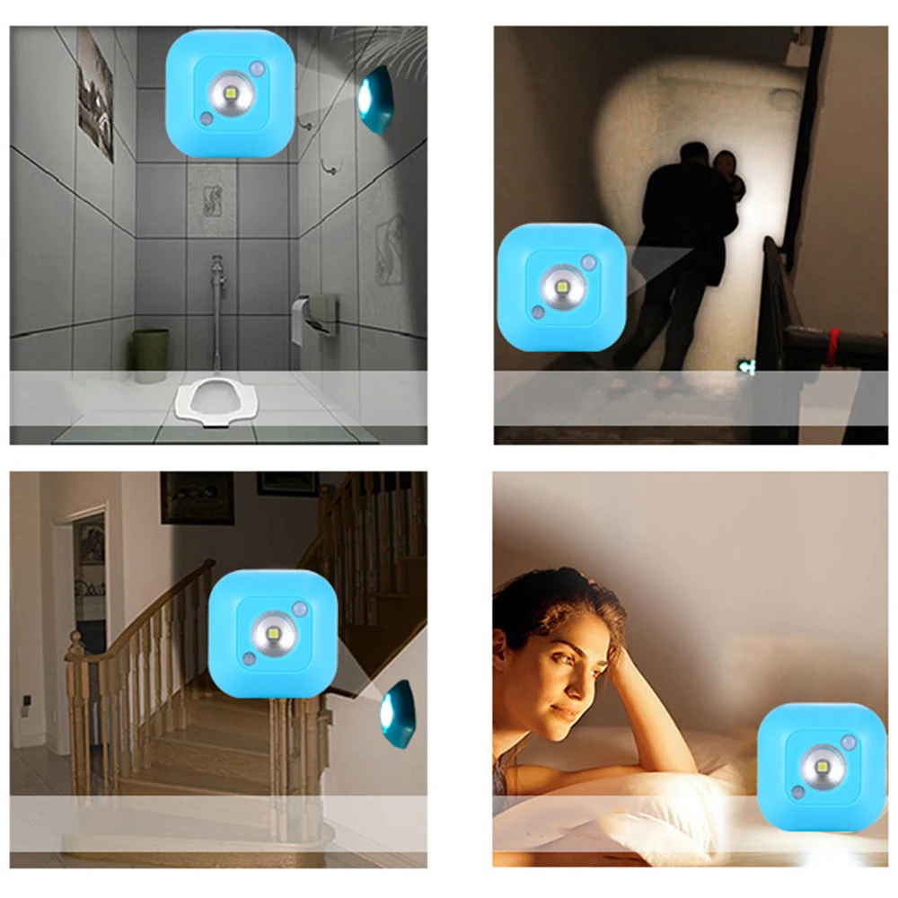 Anpro LED двойной индукционный инфракрасный датчик движения из pir лампы Настенный