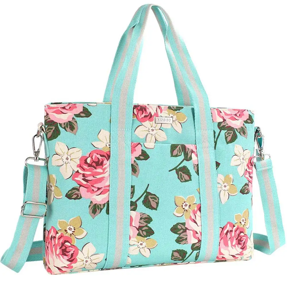 Hot Blue Base Rose MOSISO сумка для ноутбука 15,6 17,3 дюймов ноутбук холщовый мешок для MacBook Dell hp lenovo Asus компьютерный портфель сумка через плечо - Цвет: Hot Blue Base Rose