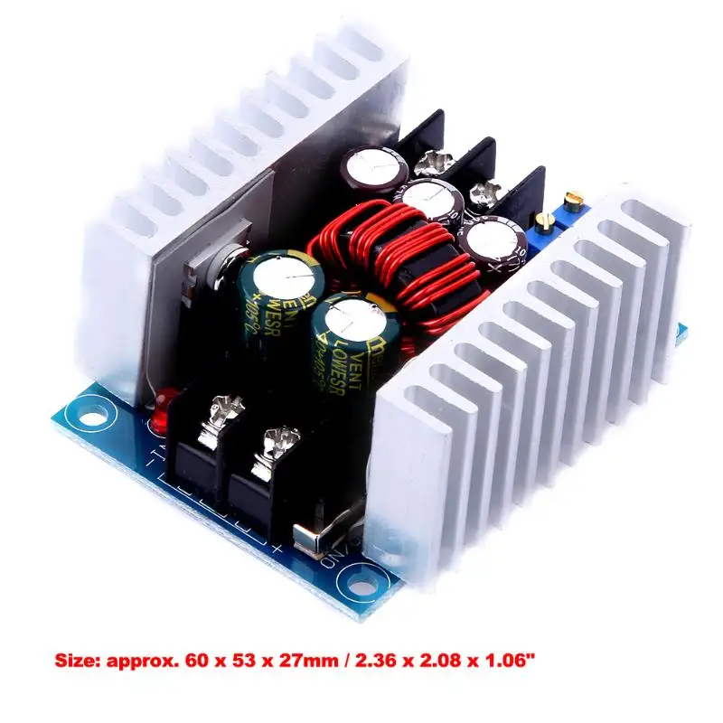 

DC 300W 20A CC CV Constant Current Adjustable Step Down Converter Voltage Buck Module Constant Current LED Driver