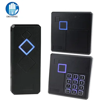

IP65 Waterproof RFID Reader Access Control Card Reader 125KHz/13.56MHz Smart Card Keypad Lock with LED For Door Security System