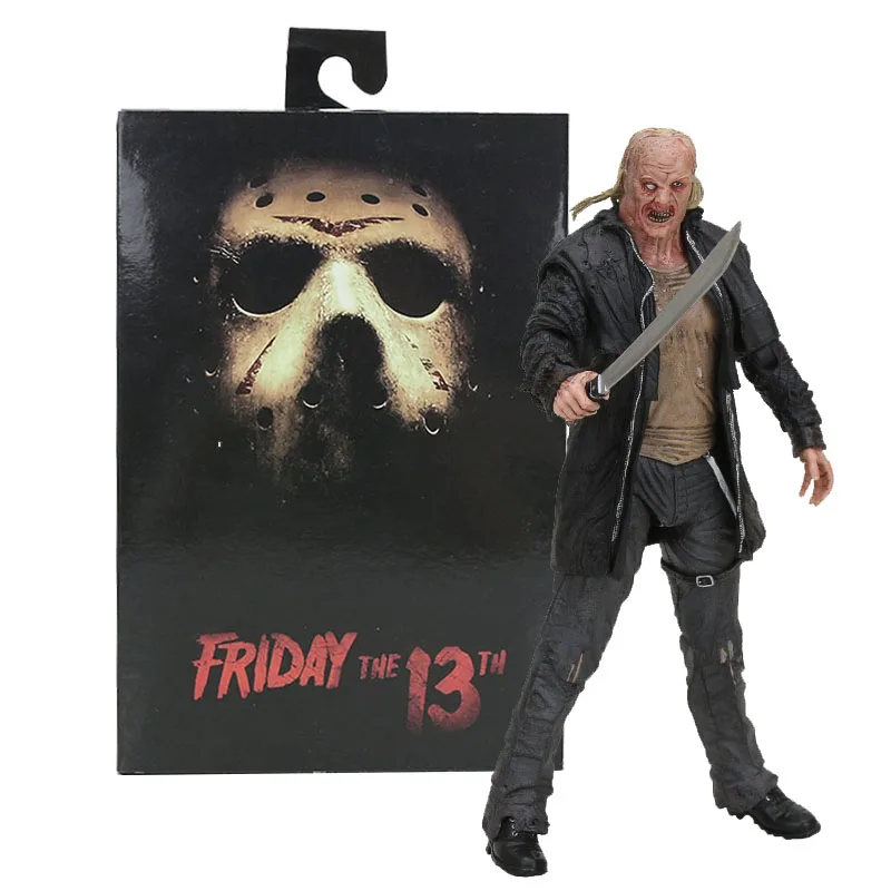 18cm NECA Figure The Final Chapter Jason Voorhees the game 3D Friday the 13th PVC Action Figure Halloween Gifts