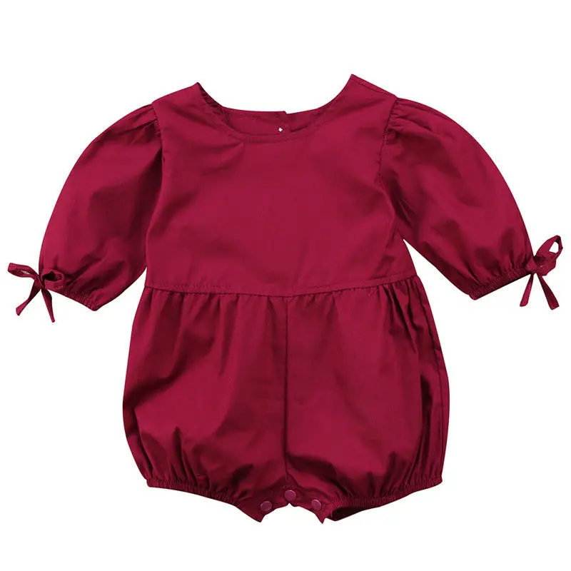

Newborn Baby Girls Purple Yellow Romper Jumpsuit Clothes Outfits 0-24M