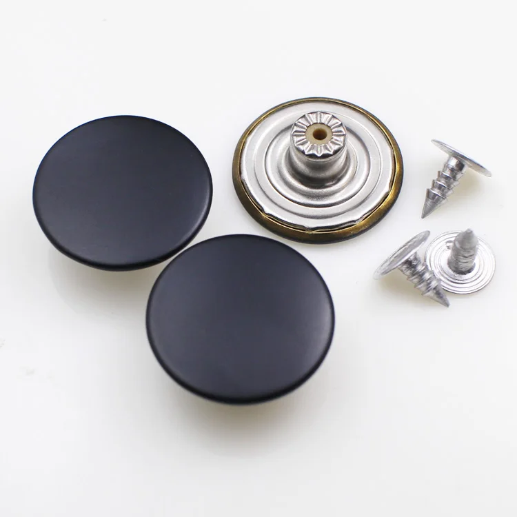 Copper Brass jeans button shank button 