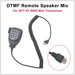 8 Pin DTMF микрофон, динамик, рация для QYT KT-8900 мини портативные рации