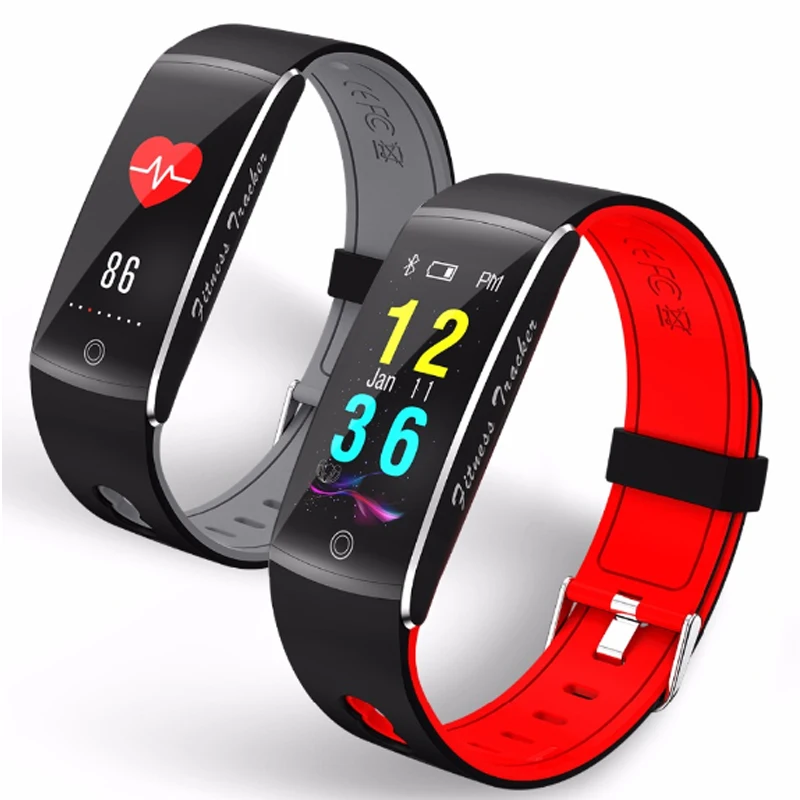 

F10 sport swimming blood pressure heart rate monitor smart watch men waterproof biking android IOS smartwatch phone pk fitbit