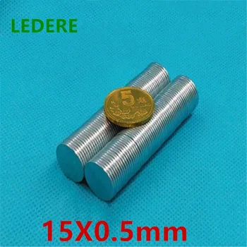 

10 20 50 100pcs/ Tiny Mini Magnetic Magnets 15x0.5 mm Small Round Micro Ndfeb Imanes Diameter Neodymium Disc Sensor Mini 15*0.5