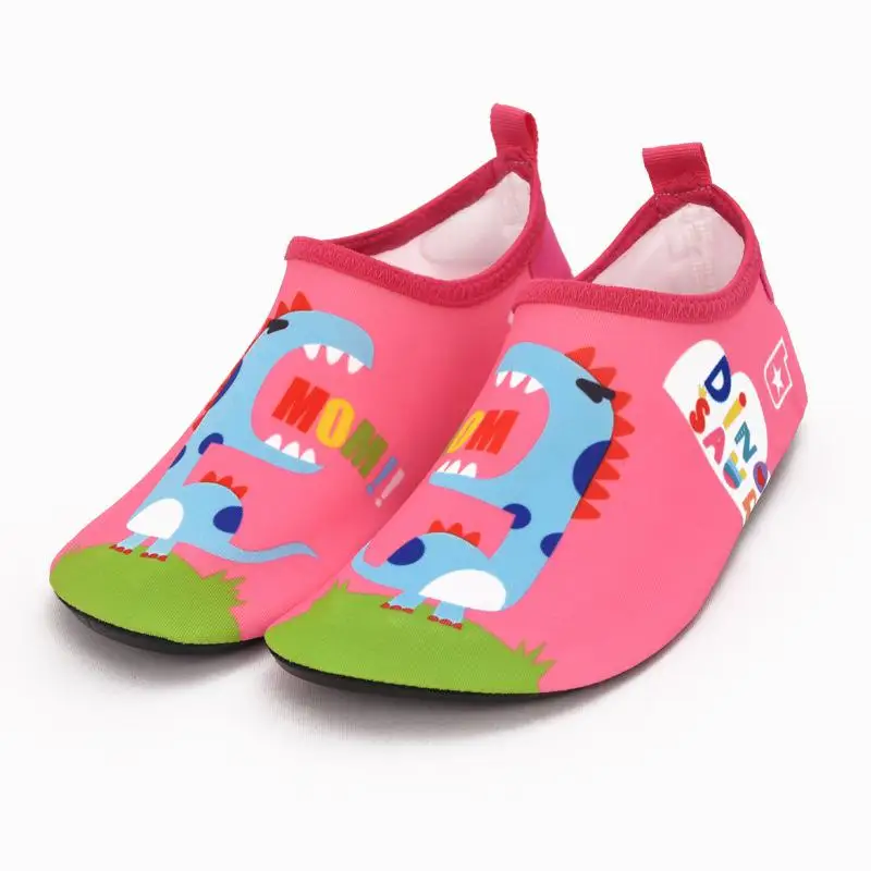 Pantufa Infantil/детские тапочки; быстросохнущая детская обувь для плавания; носки для пляжа и бассейна с героями мультфильмов - Цвет: 4