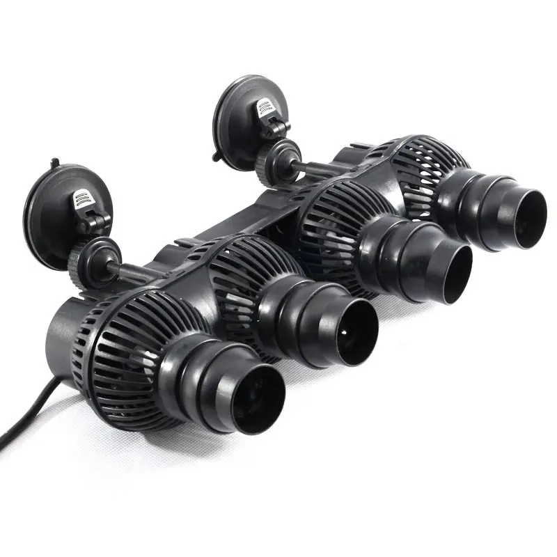 

48W Powerful Aquarium Wave Maker Pump 24000L/H 4 Power Head Fish Tank Water Pump Flow Maker For Coral Reef Marine Fish Tank