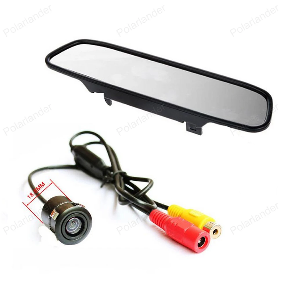 Автомобиль CCD ЖК-зеркало автомобиля монитор цветной экран видео Парковочная система камера заднего вида опционально 5 дюймов TFT мини камера