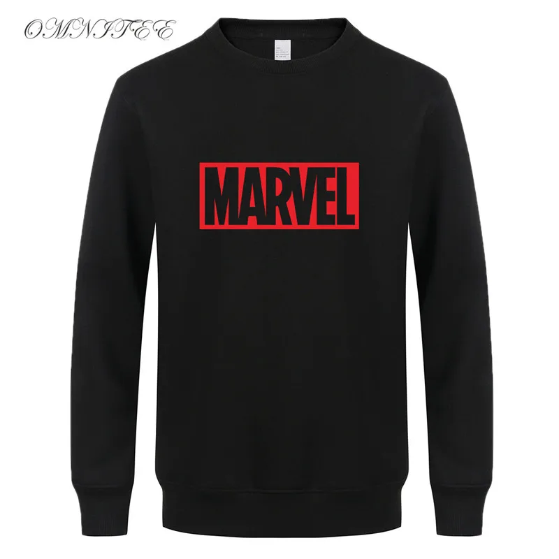 Autumn winter Marvel Sweatshirt Fashion New Men Long