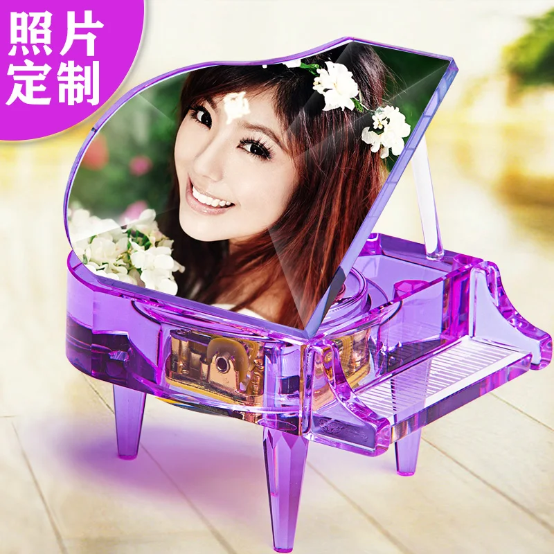 Crystal piano font b music b font font b box b font font b music b