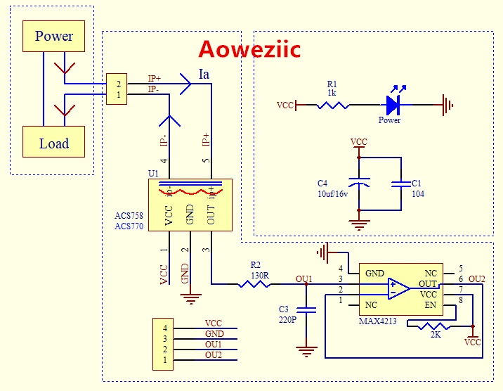 de aoweziic ACS758LCB-050B ACS758LCB-050 acs758 120 khz
