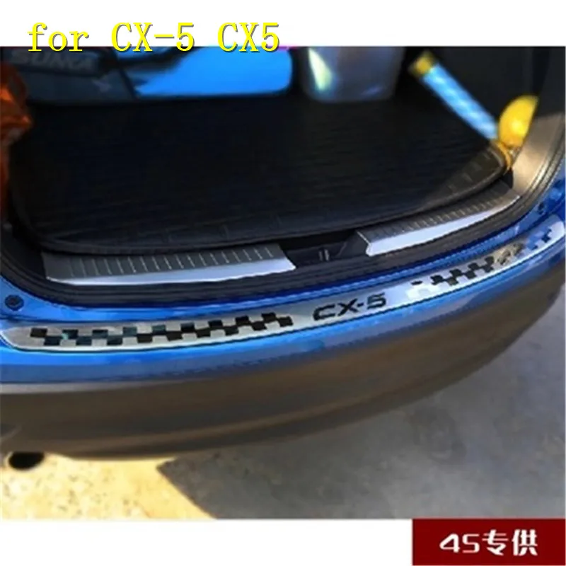 

high quality Stainless steel Rear Bumper Protector Sill for Mazda CX-5 CX5 2012 2013 2014 2015 2016 Car styling