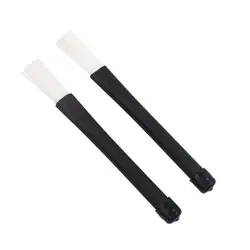 Новый телескопический выдвижной ручки перкуссиях палки (черный + белый)