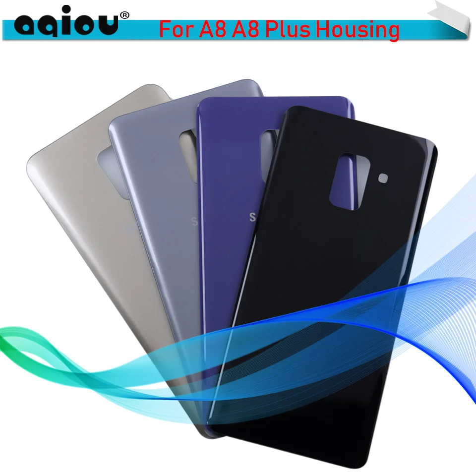 

For Samsung Galaxy A8 2018 A530 A530F A8+ A8 plus A730F A730 A730FD Back Battery Glass Cover Rear Door Housing panel Case