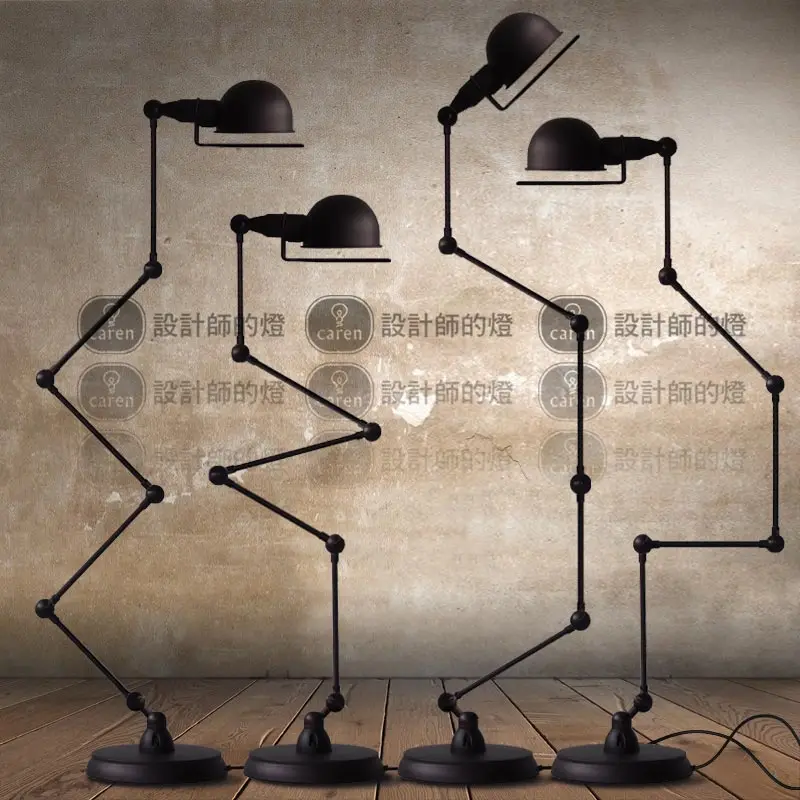large black floor lamp