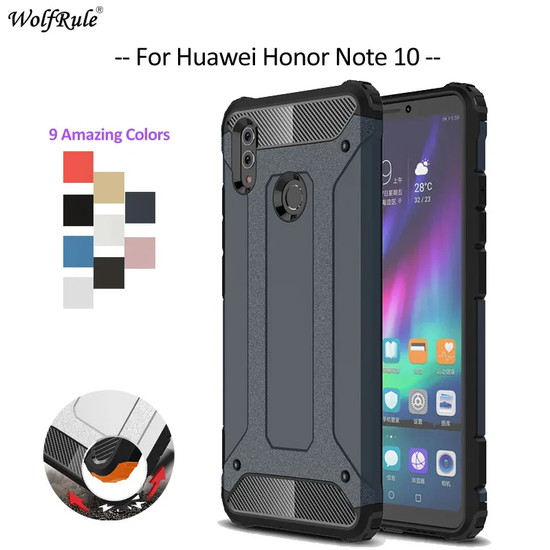 

For Cover Huawei Honor Note 10 Case WolfRule TPU & PC Armor Bumper Housings Phone Case For Huawei Honor Note 10 Cover 6.95''