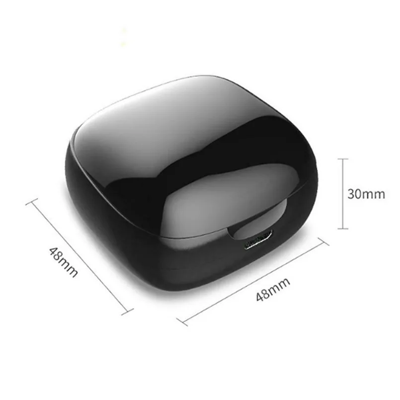 XG12 TWS Bluetooth 5.0 Earphones Wireless Waterproof Mini In-ear HIFI Headset Sports Headset with Charging Compartment 40AP405