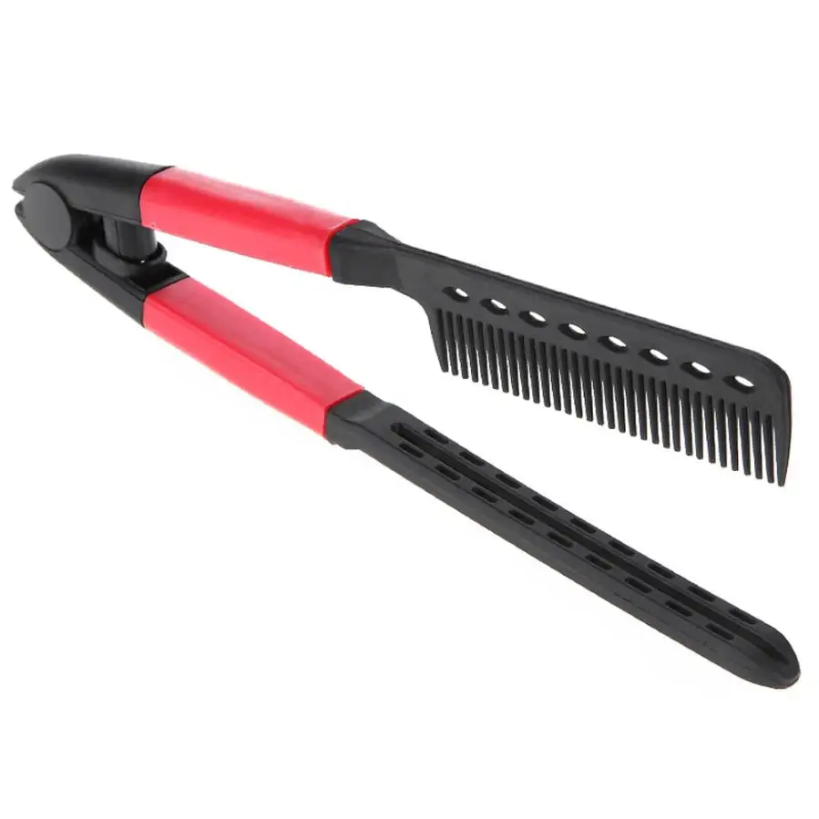 Расческа для выпрямления волос с V образным выпрямлением M31X17|straightening brush|v