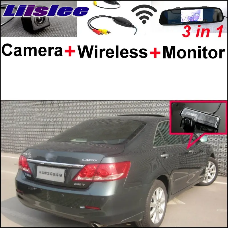 

Liislee 3 in1 Special Camera + Wireless Receiver + Mirror Monitor Easy DIY Parking System For TOYOTA Aurion Camry XV40 2006~2011