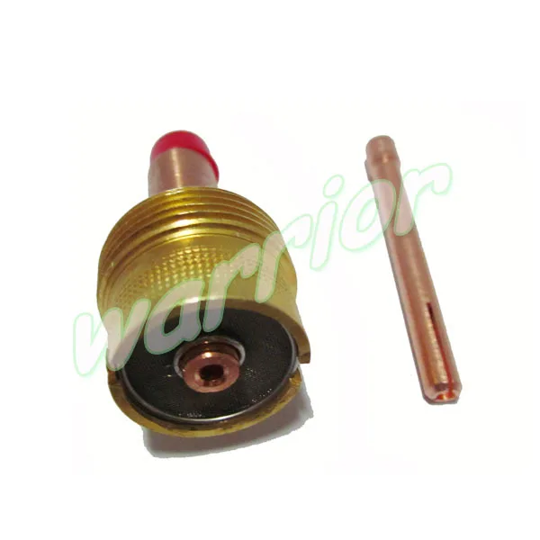 

Warrior 2pcs TIG Torch Accessories Kit 995795 Large Gas Lens Collet 10N25 3.2mm 1/8" for Welding Torch SR WP 17 18 26