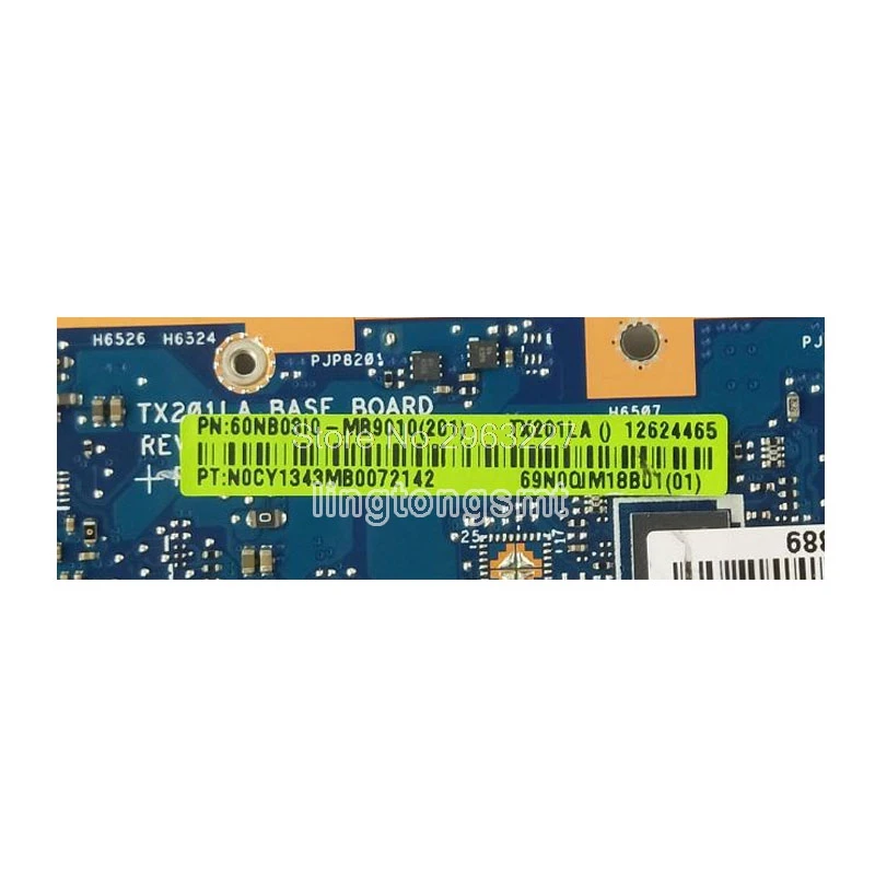 TX201LA для For Asus материнская плата ноутбука TX201 TX201L системная i5 4200U Материнская
