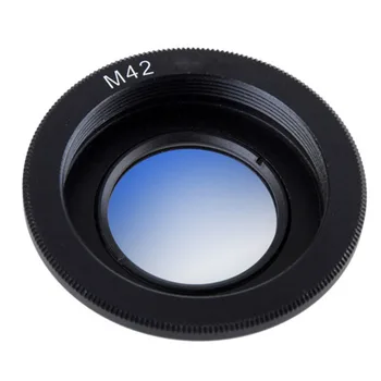 Lens Adapter Ring for M42 Lens to Nikon Mount Adapter Converter with Infinity Focus Glass for Nikon SLR DSLR Camera O3
