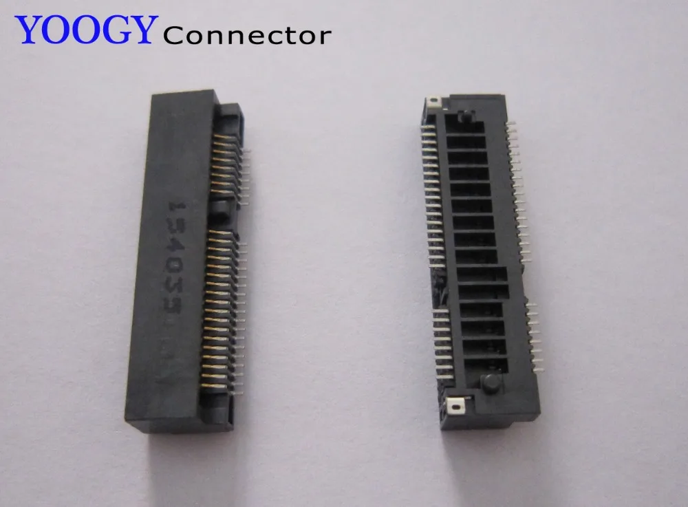 

1pcs Mini PCI-E slot socket 5.2mm high fit for laptop motherboard SSD connector