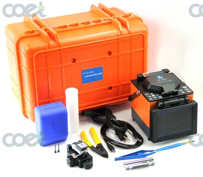 

Original JILONG KL-300T Optical Fiber Fusion Splicer Kit w/ Cleaver Core-Core & Clad - Clad Alignement Fiber Splicing Machine