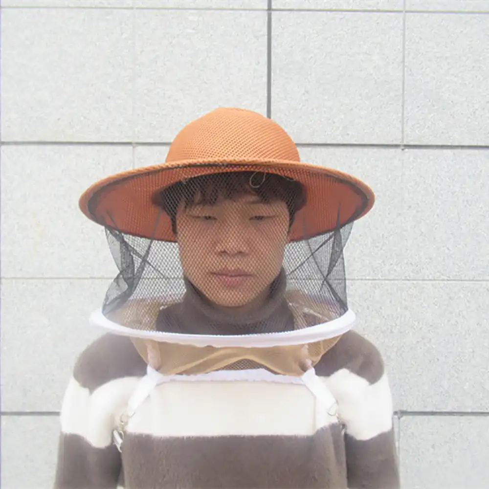 gardening hat with netting