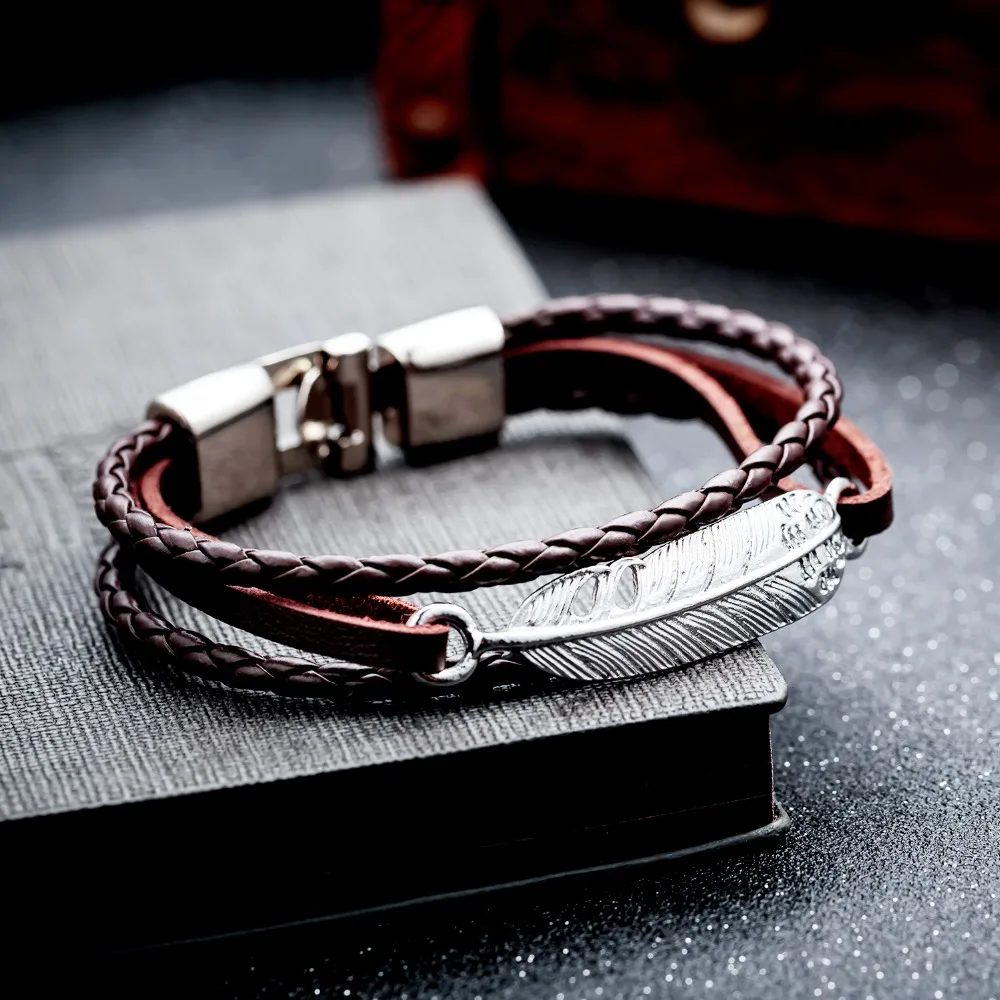 

AZIZ BEKKAOUI Fashion Gift Jewelry for Women Men Love Leather Jewelry Promise Bands Valentine's Day Summer Jewelry