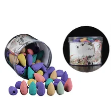 40 шт бытовой натуральный рефлюкс башня благовония чай дым обратного потока благовония или горелка тыквы ароматный рефлюкс конусы для ароматерапии