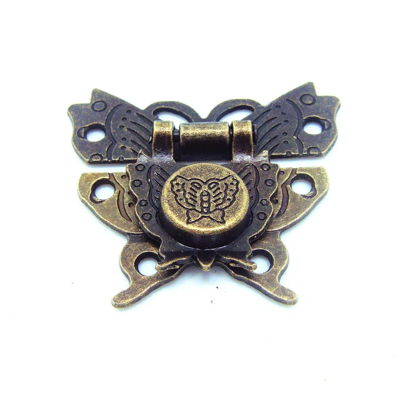 20pcs padlock hasp lock 51*46mm Antique wooden box clasp buckle