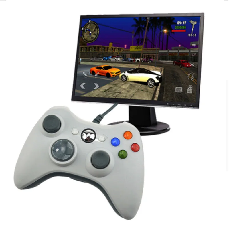 USB проводной контроллер Джойстик для ПК компьютера Win7 Win8 Win10 не xbox 360|joystick for pc|controle