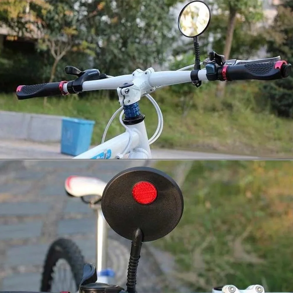 

1 Pair Bicycle Bike Handlebar Flexible Rear Back View Rearview Mirror Outdoor Bike Accessories FK88